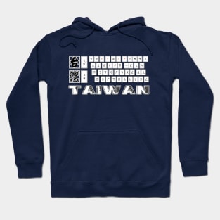 Taiwan mandarin chinese keyboard design | Bopomofo taiwanese Phonetic Symbols_blue Hoodie